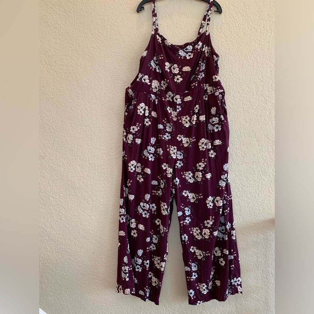 Torrid floral jumper wide leg